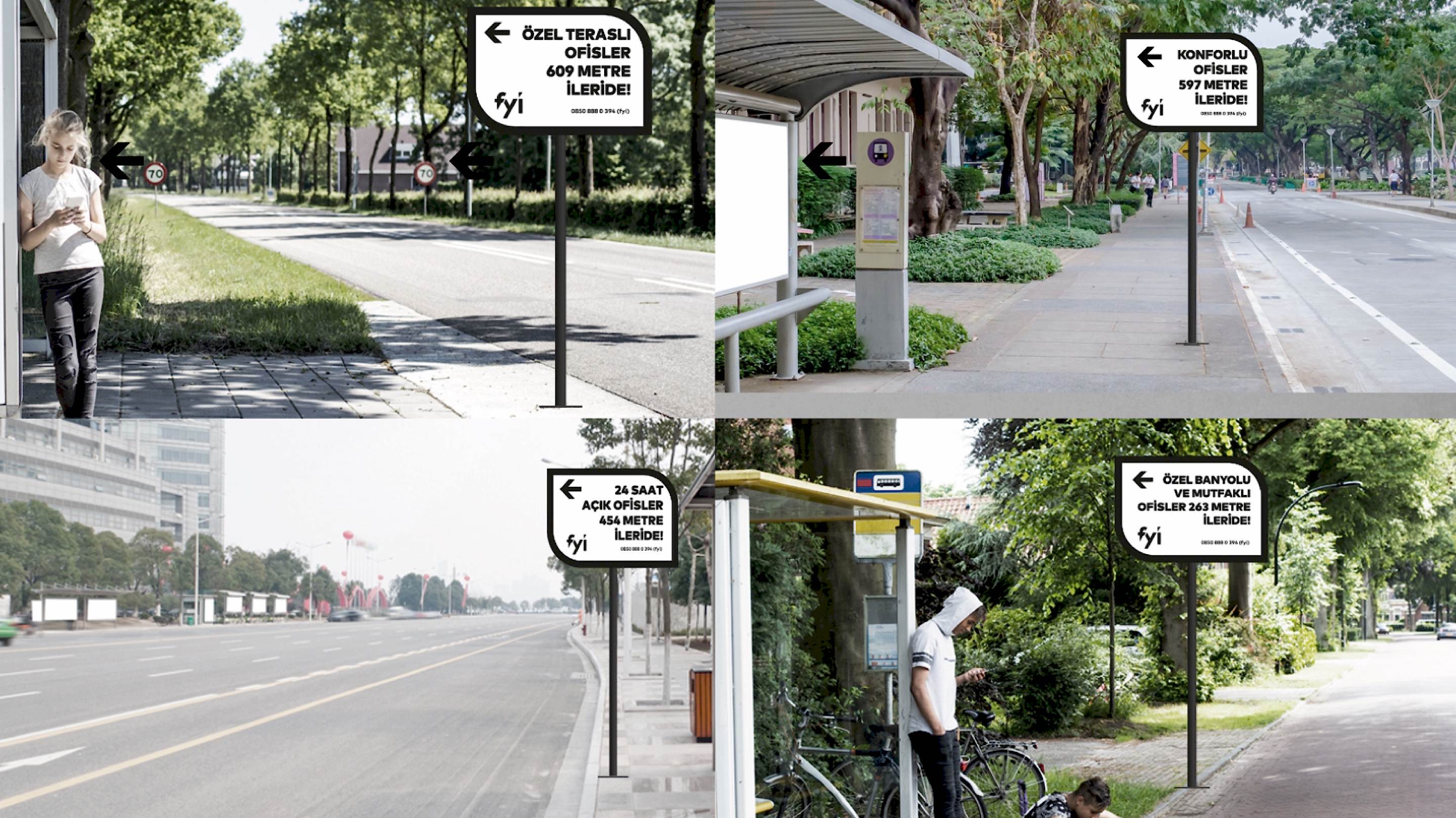 Outdoor y�nlendirme tabelalar�